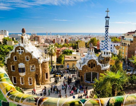 Parque Güell de Gaudí es uno de los iconos de Barcelona