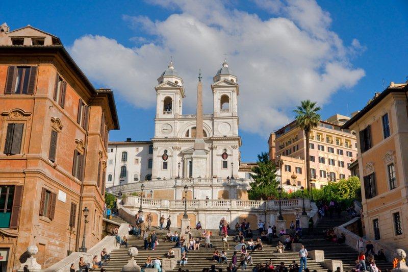 Monuments in Rome - Spanish Steps
